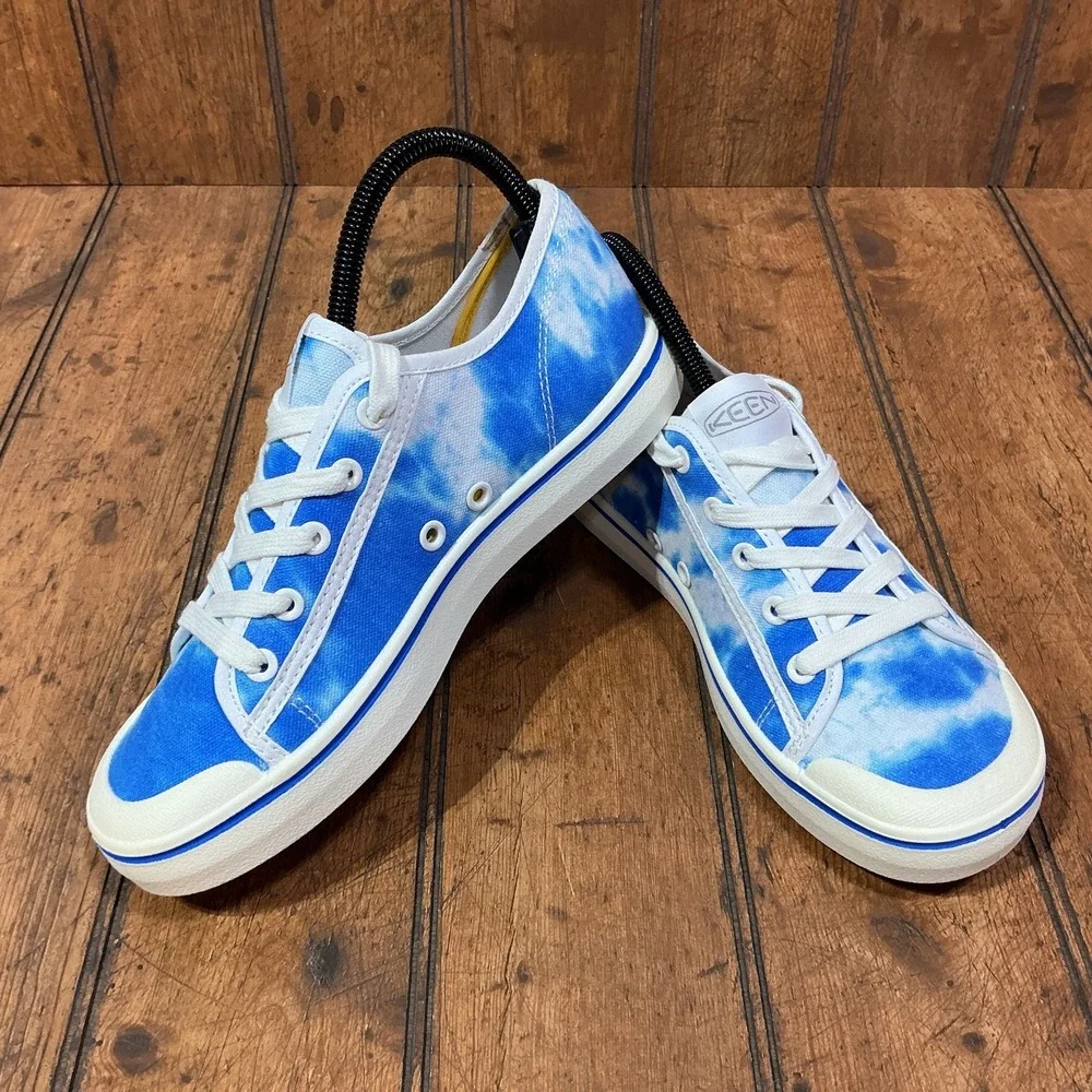 Keen Womens Elsa Lite Blue White Casual Fashion Sneakers Shoes Size 7 NEW